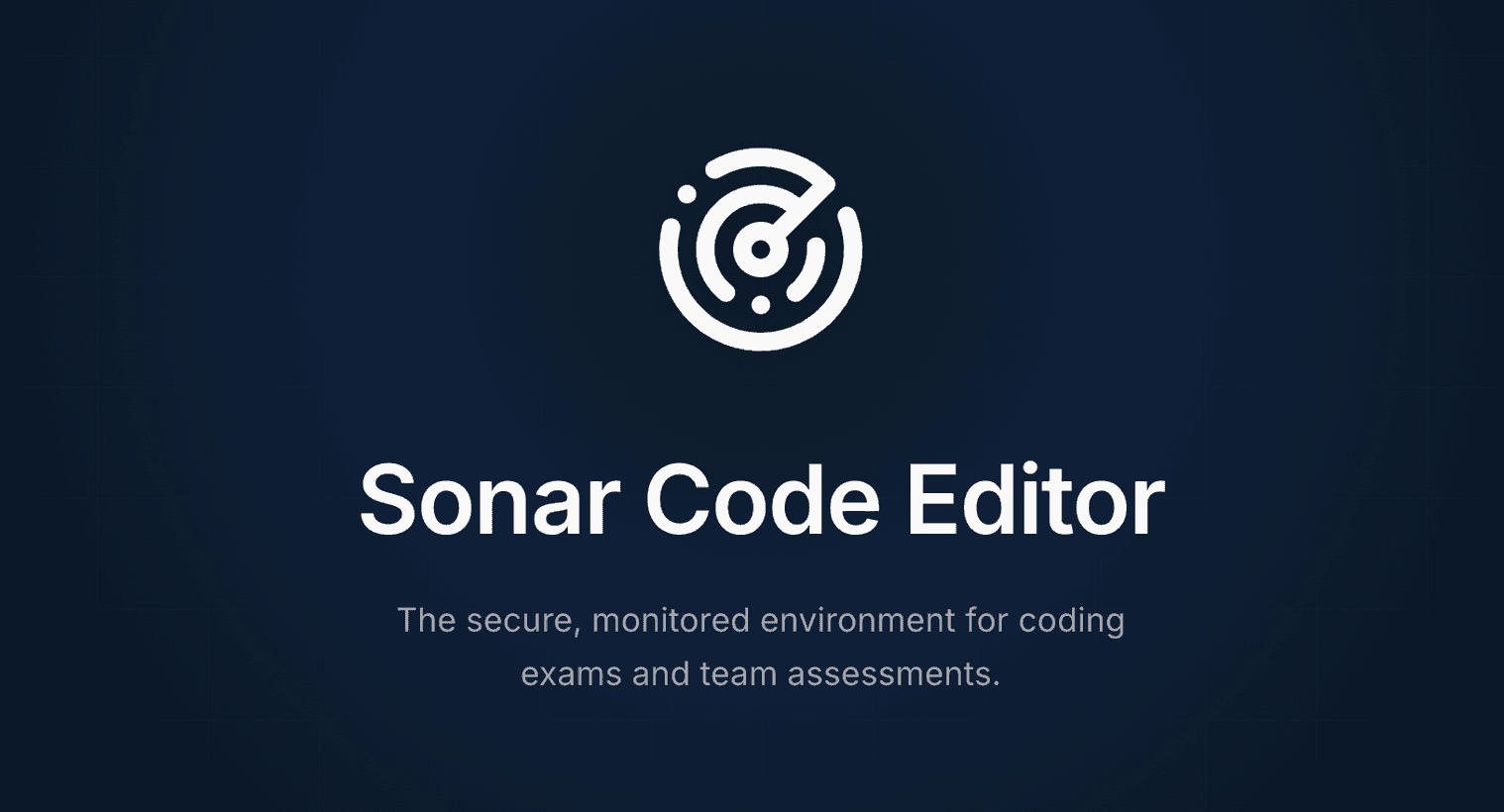 Sonar Code Editor